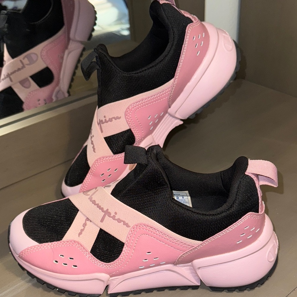 Champion Women Sneakers in Pink and Black